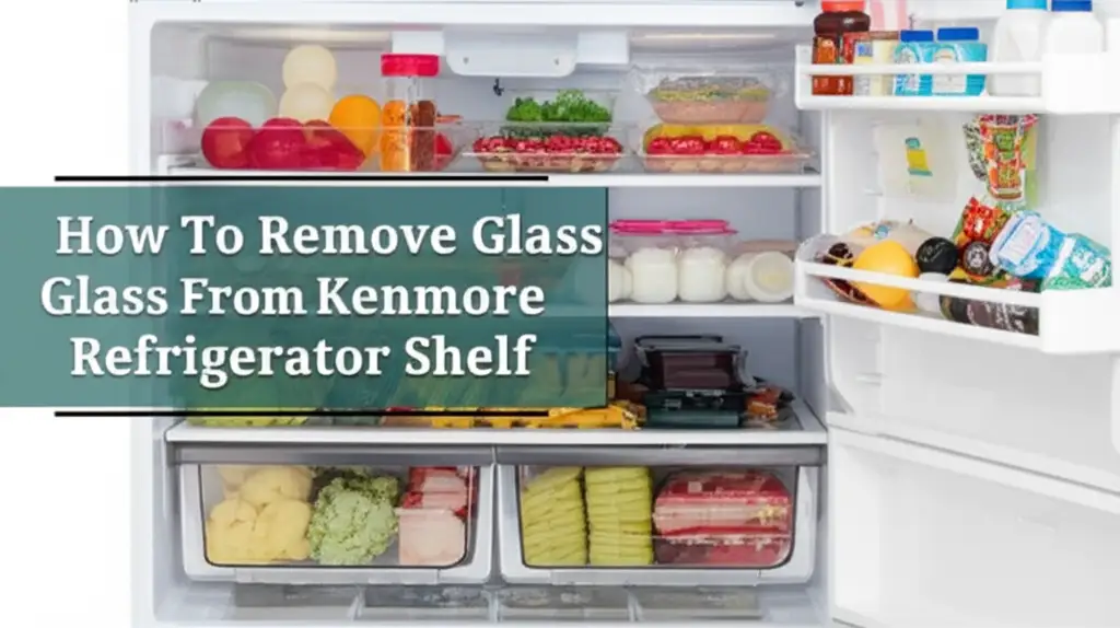 How To Remove Glass From Kenmore Refrigerator Shelf