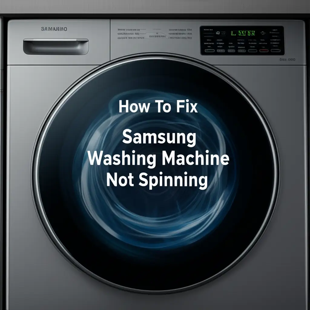 How To Fix Samsung Washing Machine Not Spinning