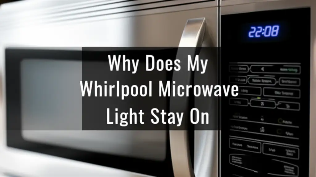 Why Does My Whirlpool Microwave Light Stay On