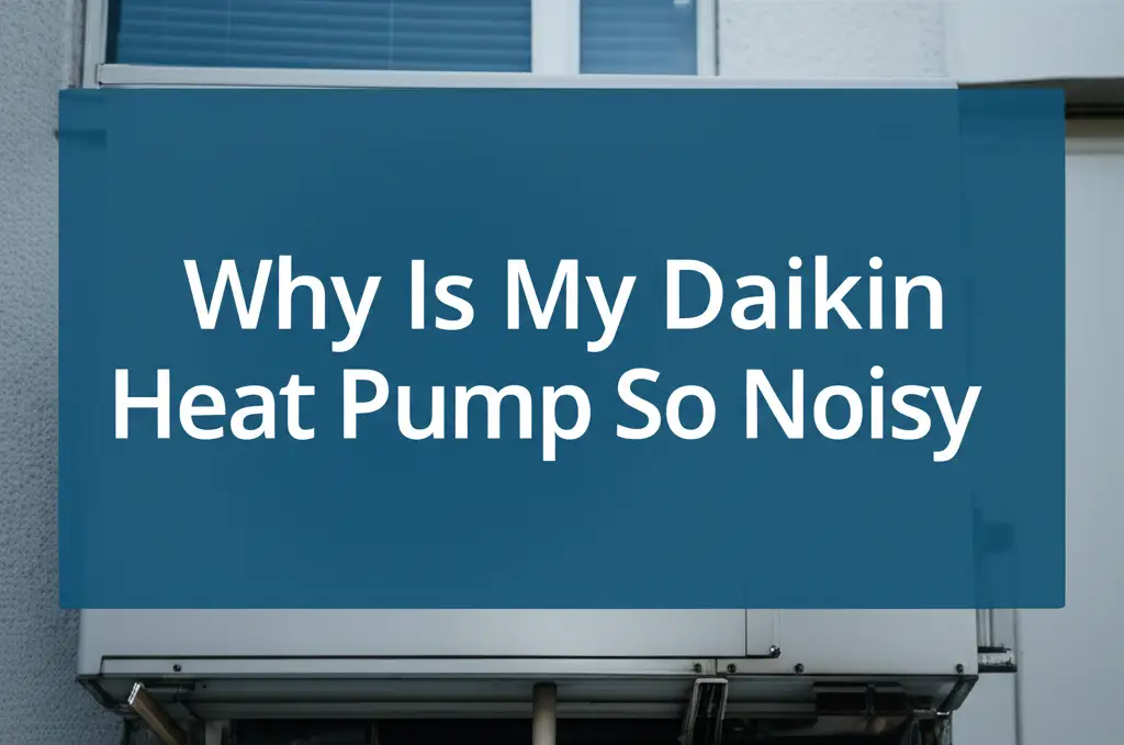 Is your Daikin heat pump making strange noises? Discover common reasons for a noisy Daikin heat pump, from minor issues to serious problems, and learn how to quiet it down effectively.