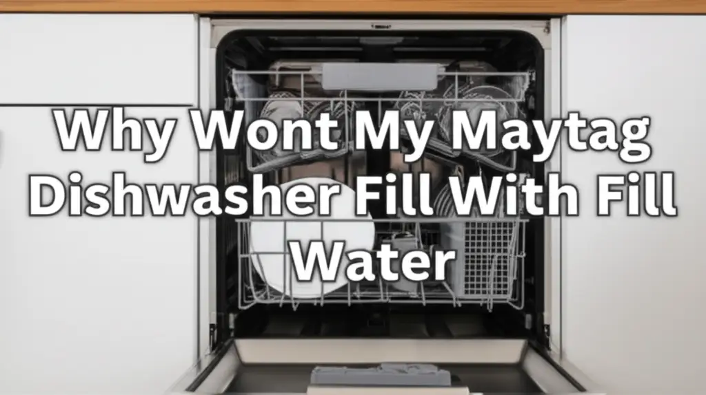 Why Wont My Maytag Dishwasher Fill With Water