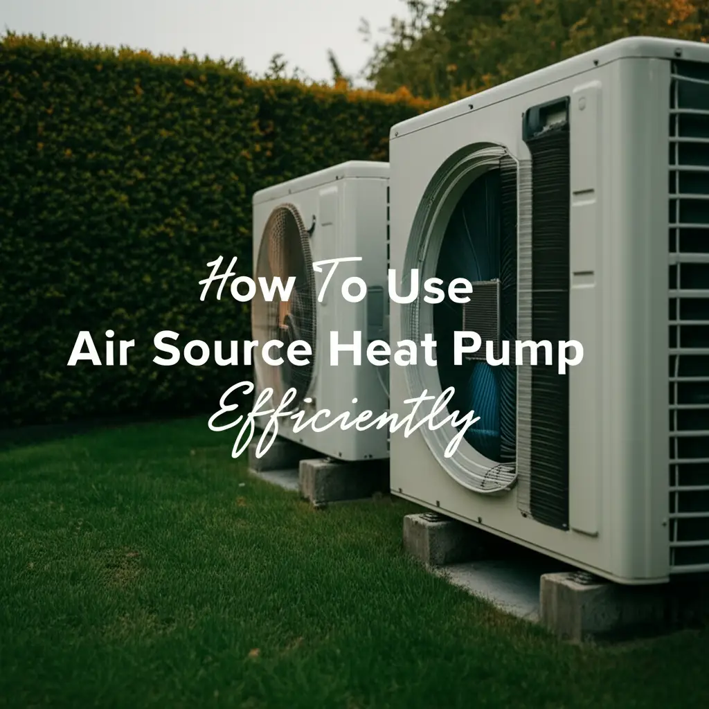 How To Use Air Source Heat Pump Efficiently