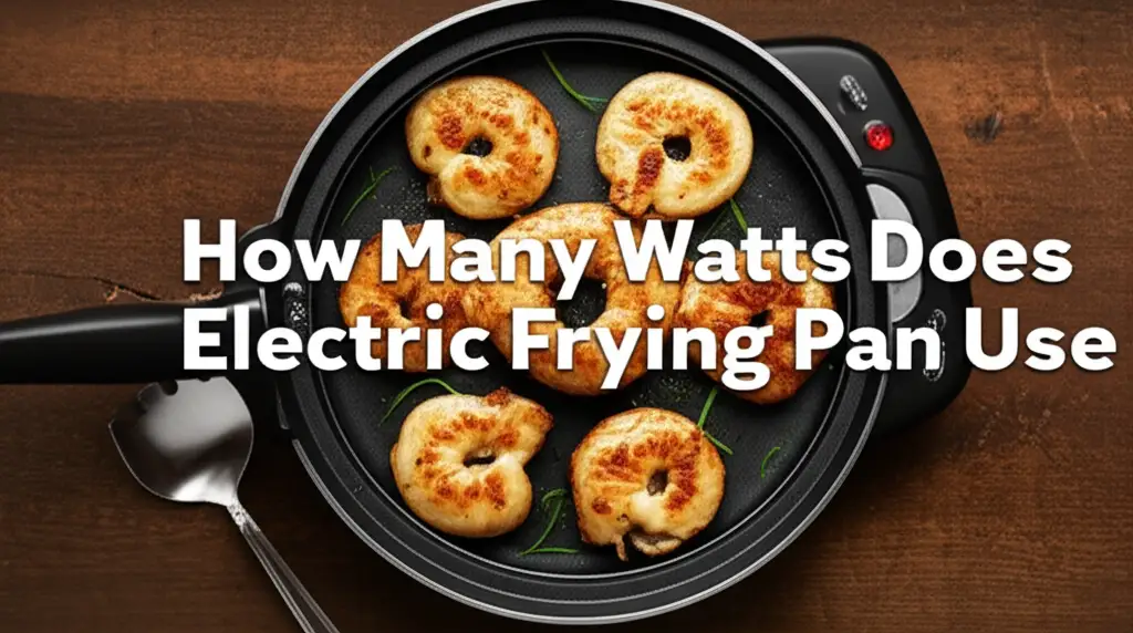 How Many Watts Does Electric Frying Pan Use