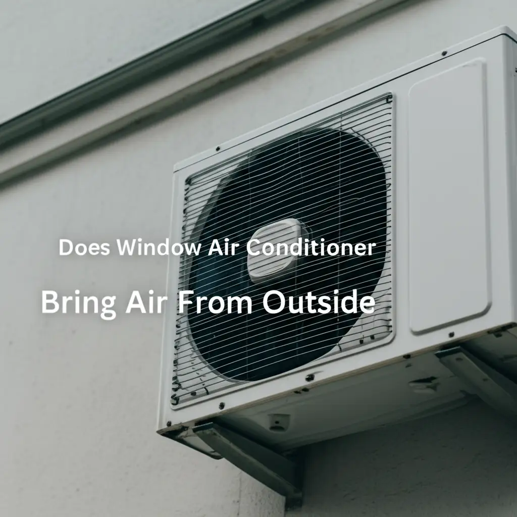 Does Window Air Conditioner Bring Air From Outside