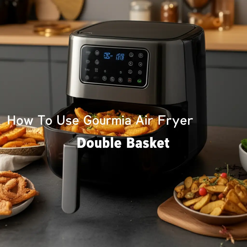 How To Use Gourmia Air Fryer Double Basket
