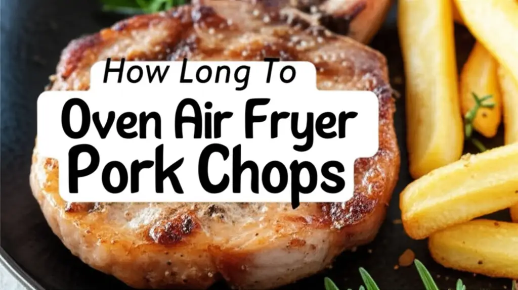 How Long To Oven Air Fryer Pork Chops