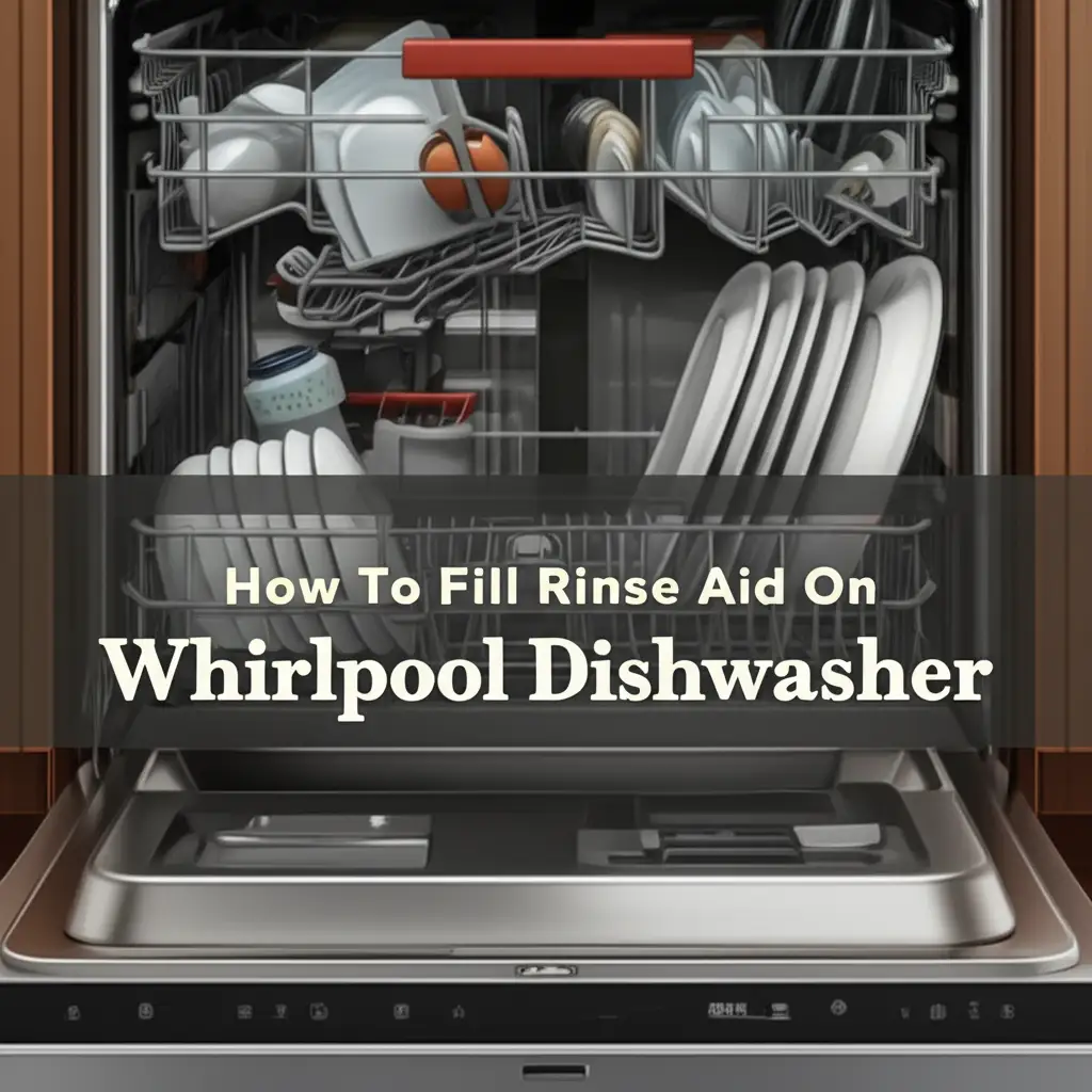 How To Fill Rinse Aid On Whirlpool Dishwasher
