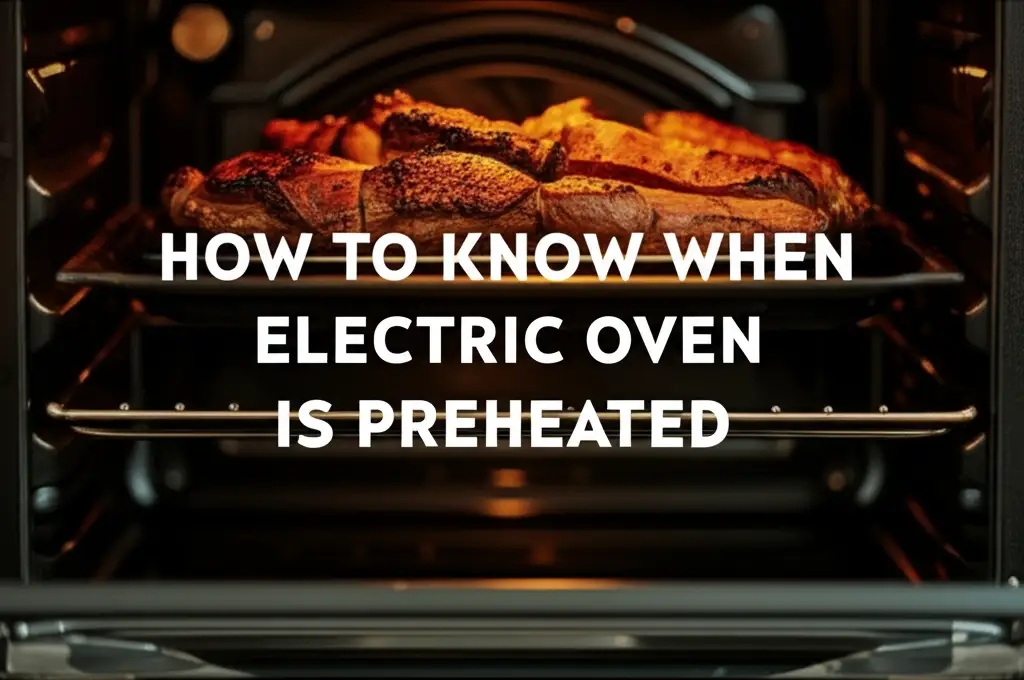 How To Know When Electric Oven Is Preheated