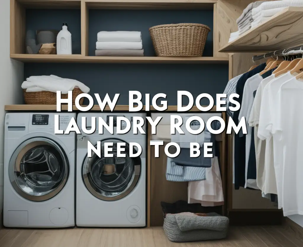 How Big Does Laundry Room Need To Be