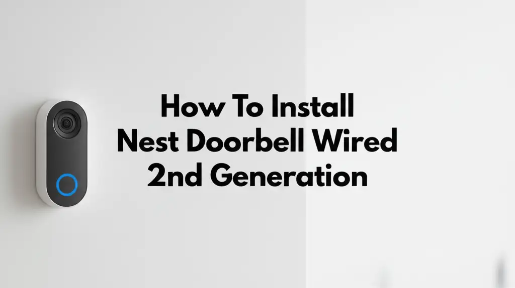 How To Install Nest Doorbell Wired 2nd Generation