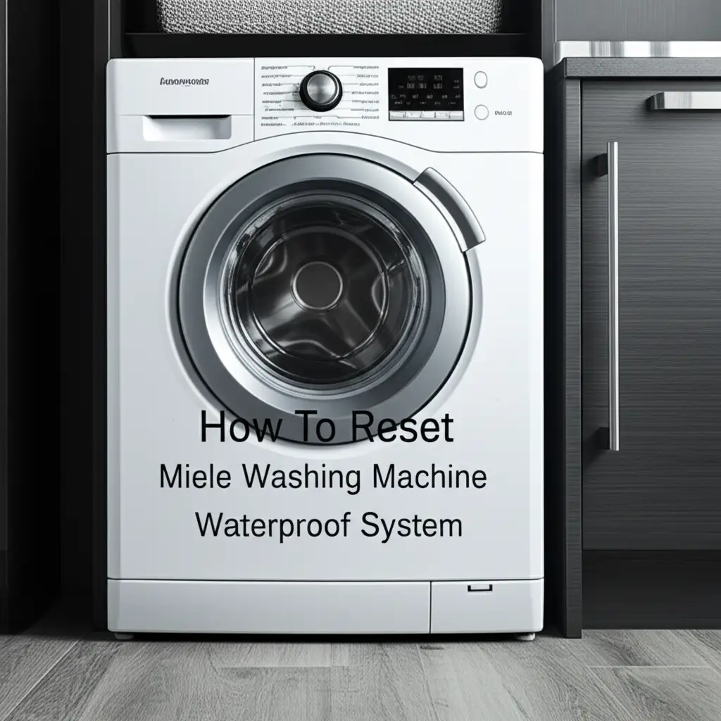 How To Reset Miele Washing Machine Waterproof System