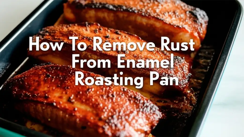 How To Remove Rust From Enamel Roasting Pan