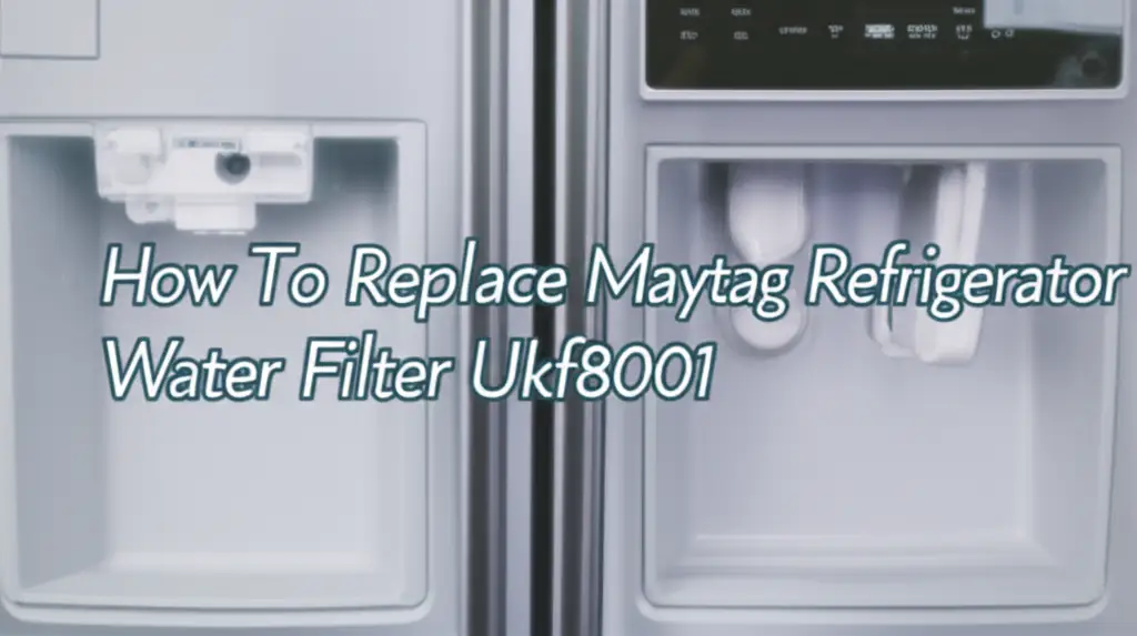 How To Replace Maytag Refrigerator Water Filter Ukf8001