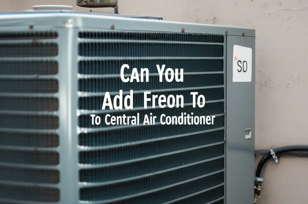Can You Add Freon To Central Air Conditioner