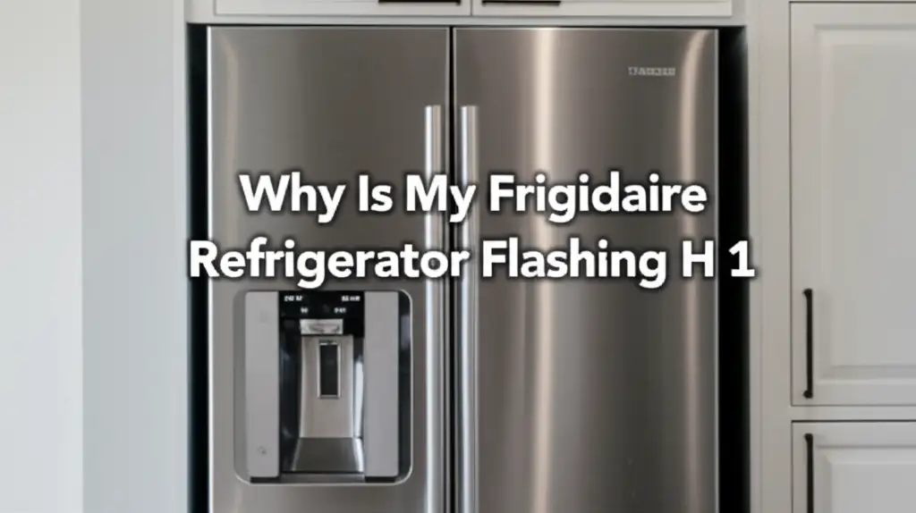 Why Is My Frigidaire Refrigerator Flashing H 1