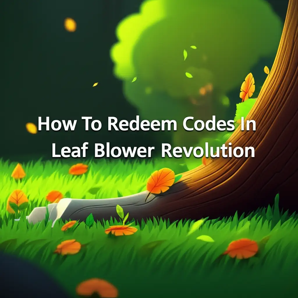 How To Redeem Codes In Leaf Blower Revolution