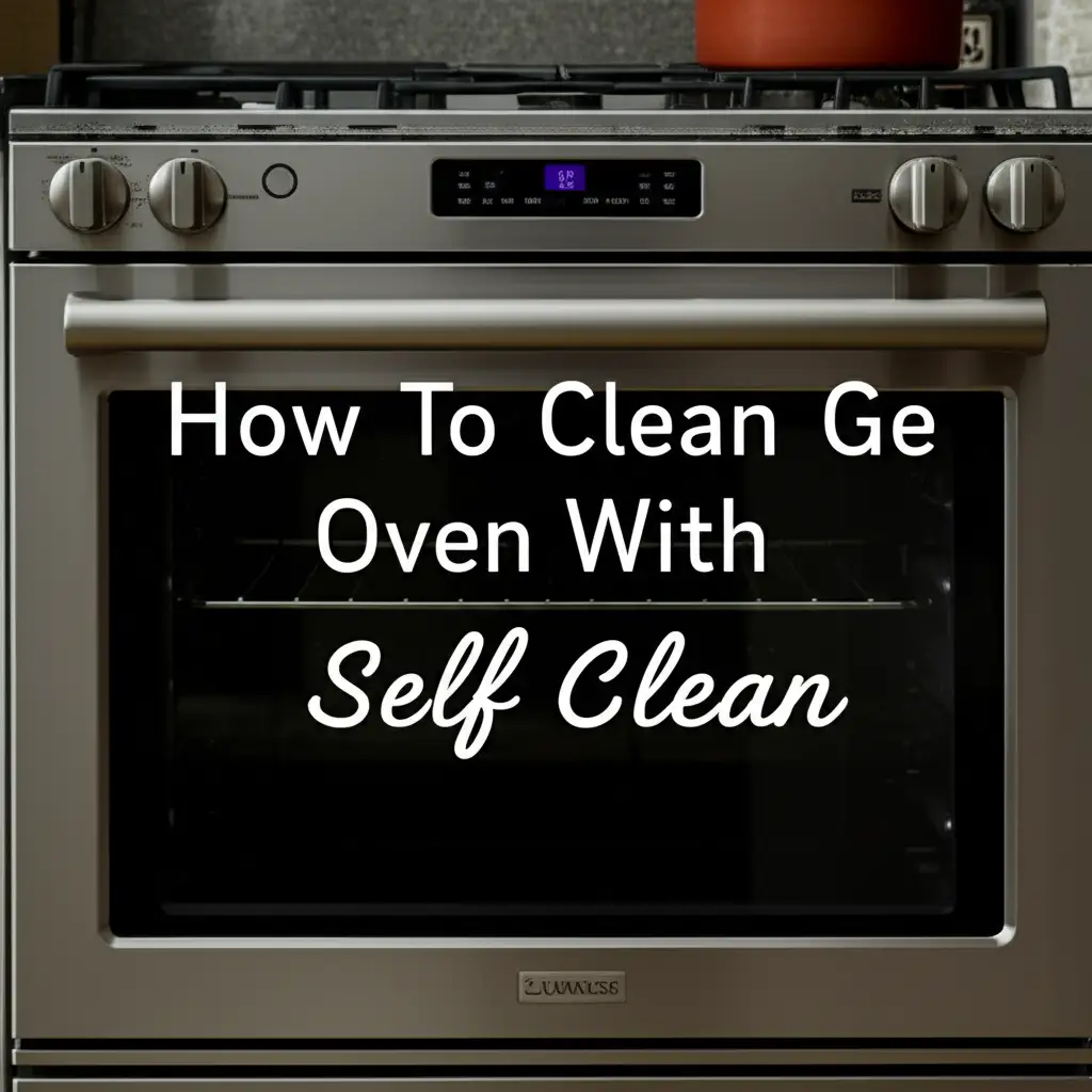 How To Clean Ge Oven With Self Clean