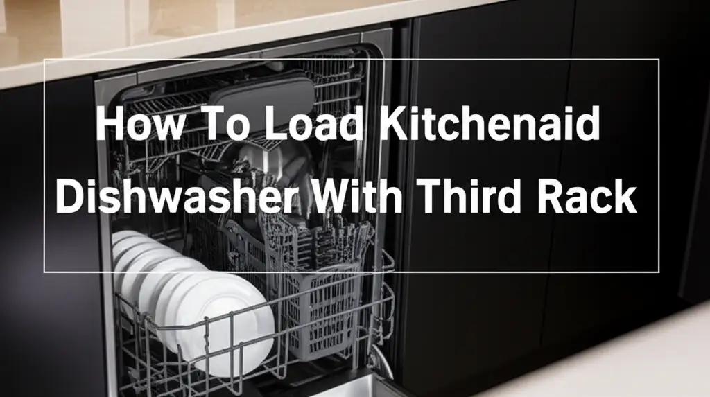 How To Load Kitchenaid Dishwasher With Third Rack