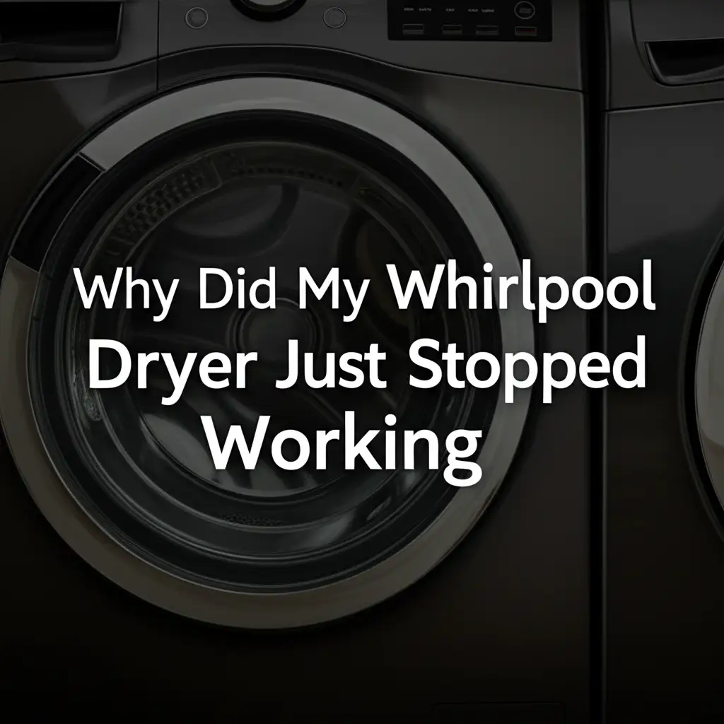 Why Did My Whirlpool Dryer Just Stopped Working