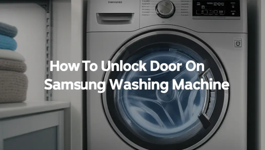 How To Unlock Door On Samsung Washing Machine