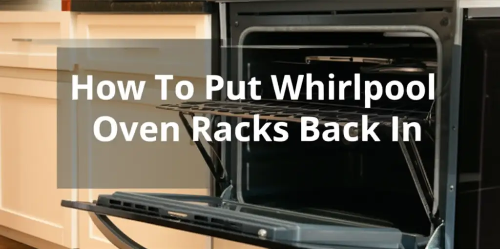 How To Put Whirlpool Oven Racks Back In