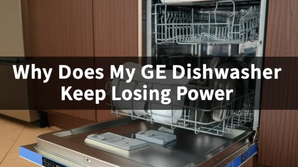 Why Does My Ge Dishwasher Keep Losing Power