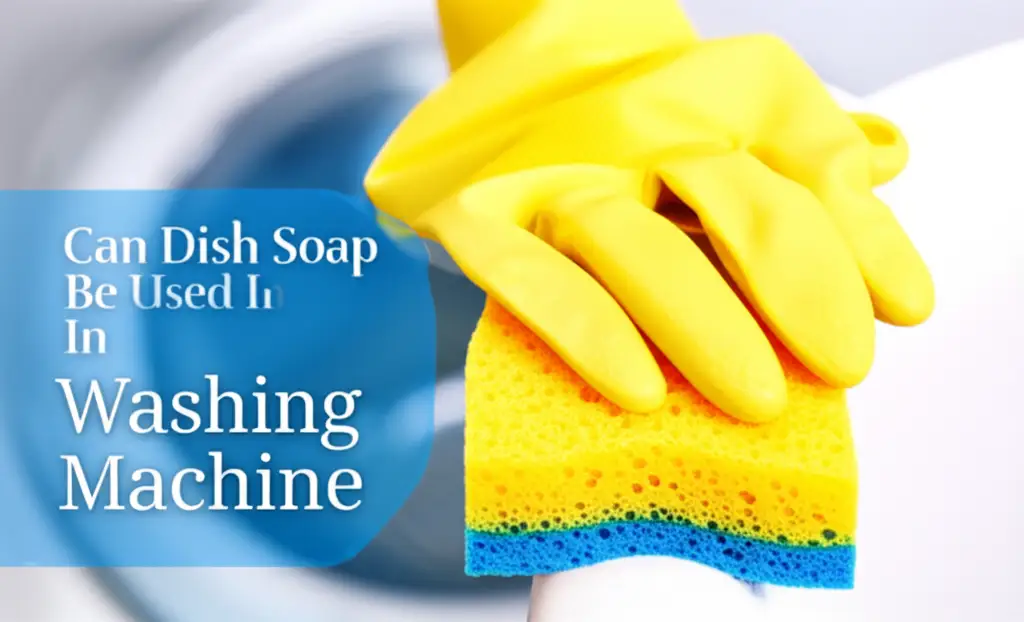 Can Dish Soap Be Used In Washing Machine