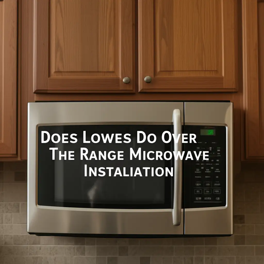 Does Lowes Do Over The Range Microwave Installation
