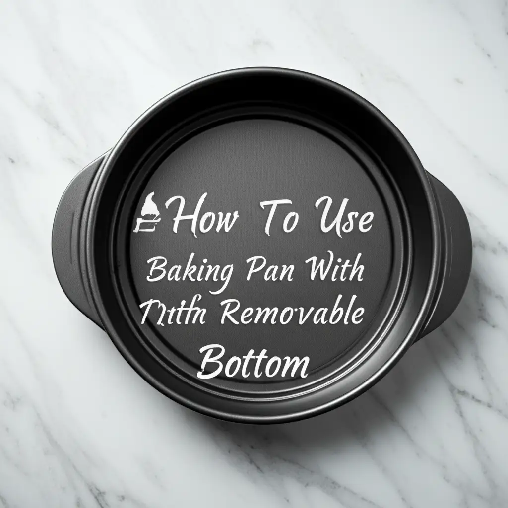 How To Use Baking Pan With Removable Bottom