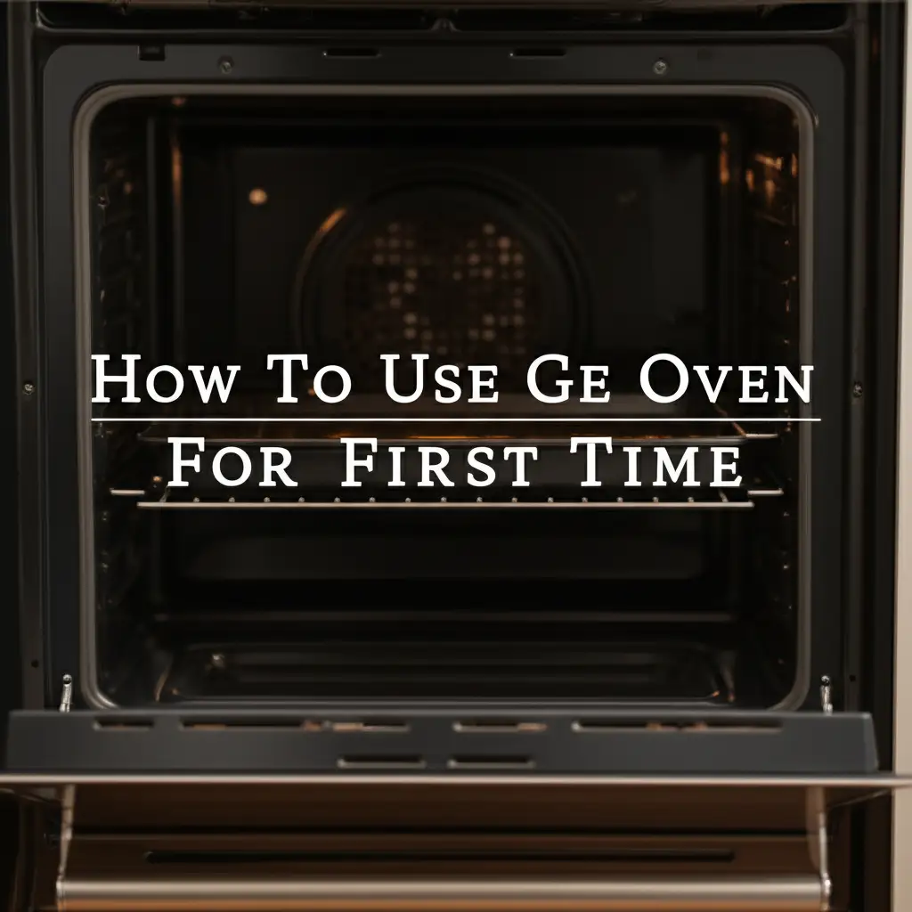 How To Use Ge Oven For First Time