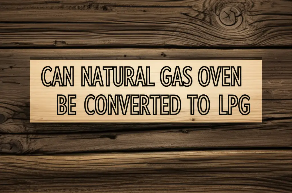 Can Natural Gas Oven Be Converted To Lpg