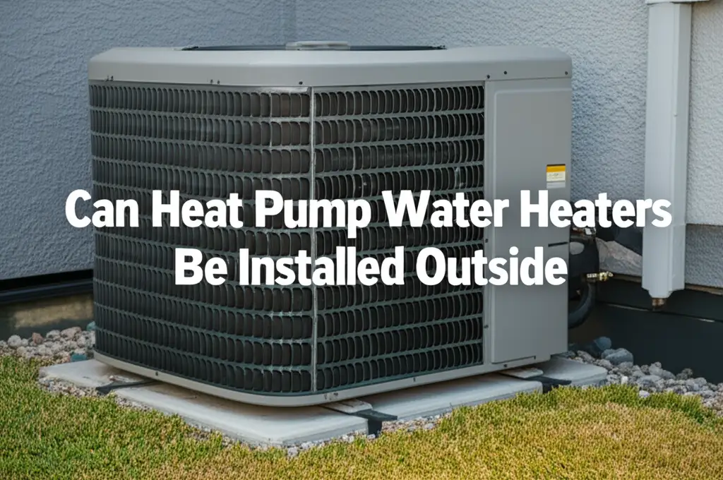 Can Heat Pump Water Heaters Be Installed Outside