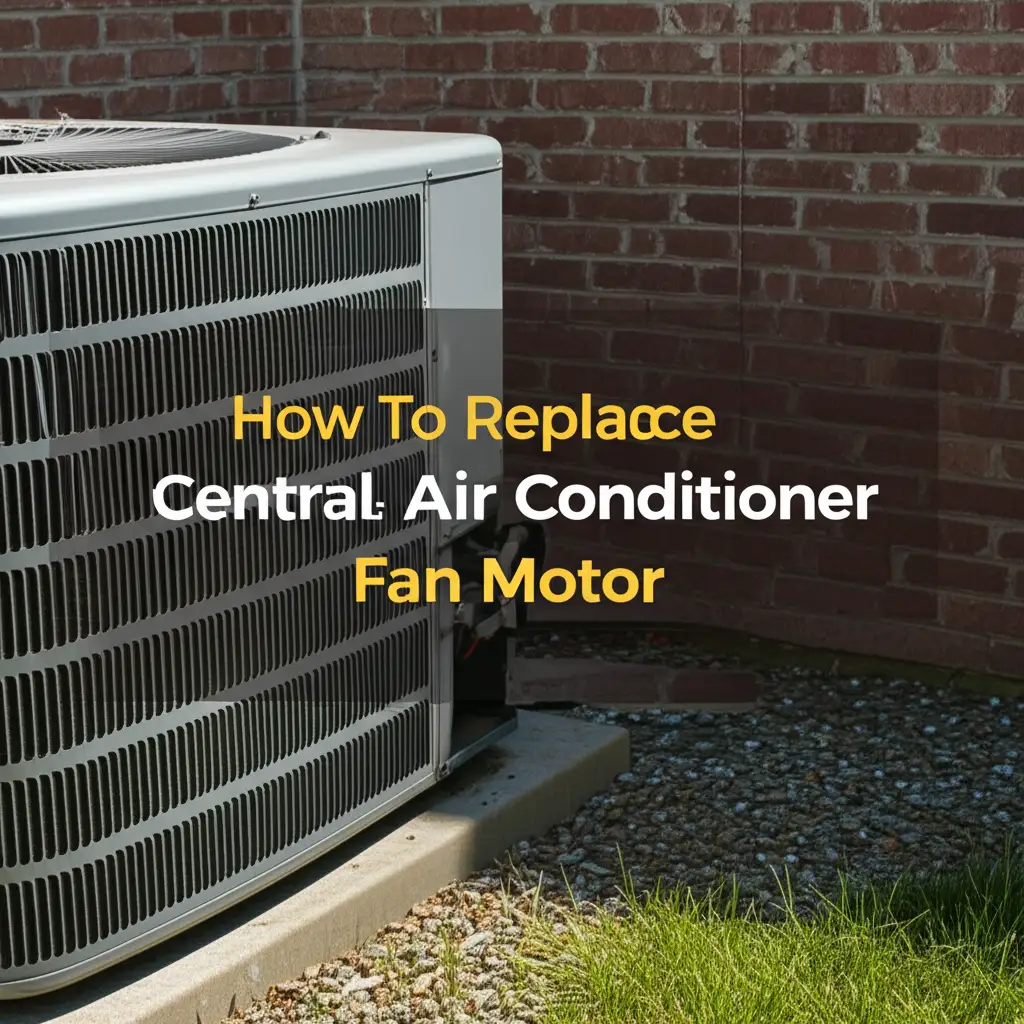 How To Replace Central Air Conditioner Fan Motor