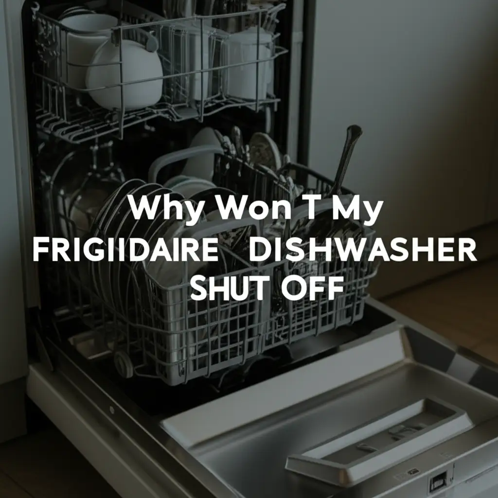Why Won T My Frigidaire Dishwasher Shut Off