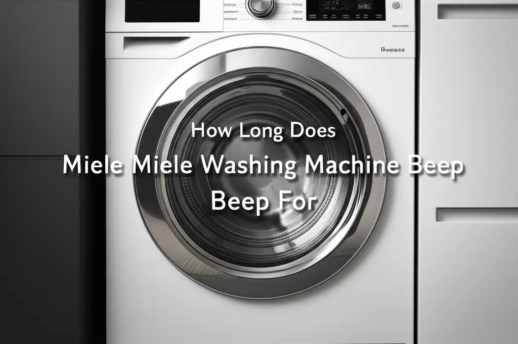 How Long Does Miele Washing Machine Beep For