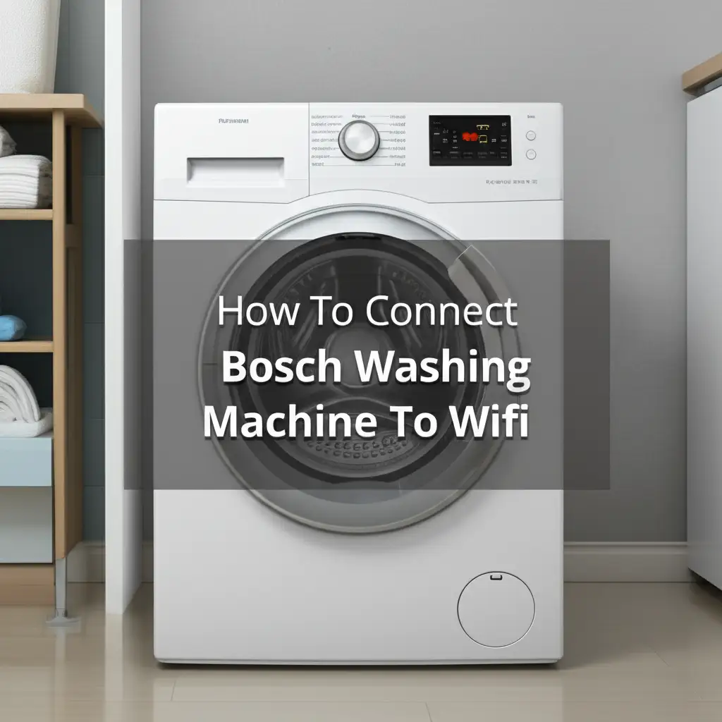 How To Connect Bosch Washing Machine To Wifi