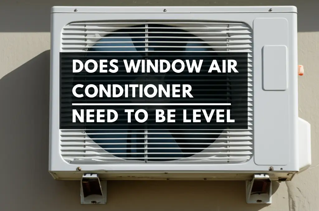Does Window Air Conditioner Need To Be Level