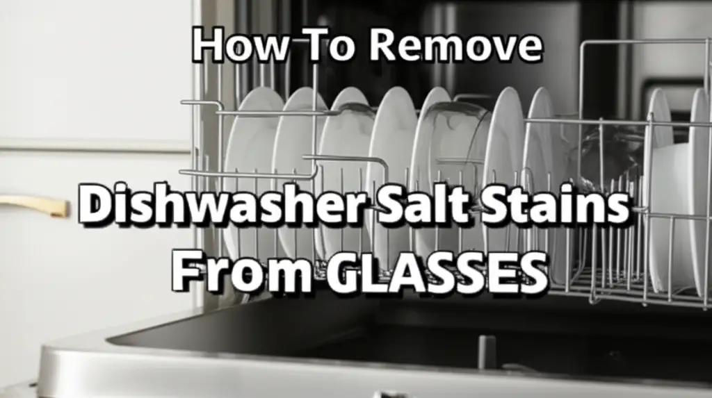 How To Remove Dishwasher Salt Stains From Glasses