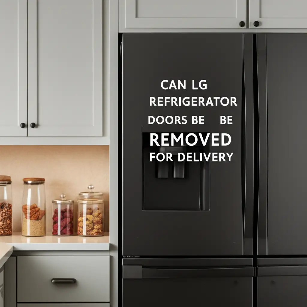 Can LG Refrigerator Doors Be Removed for Delivery?