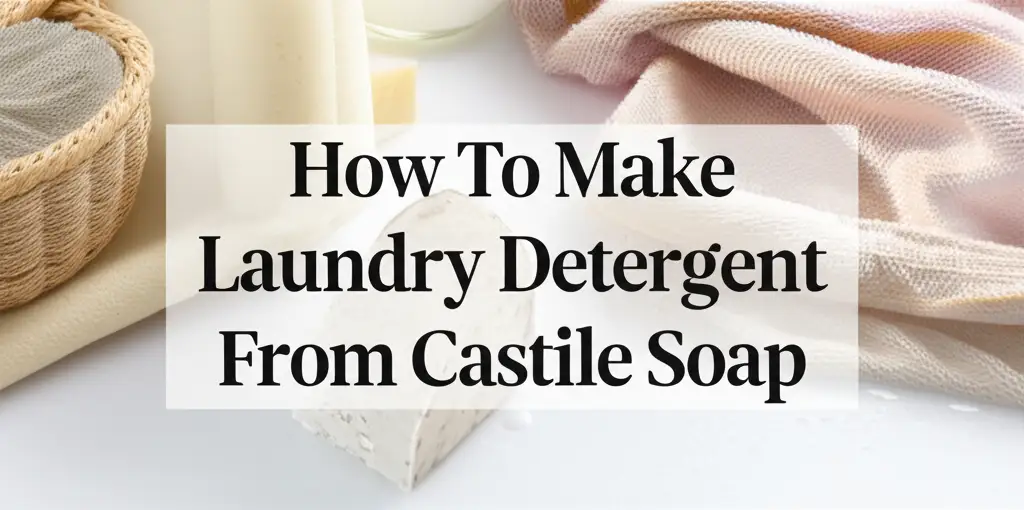 How To Make Laundry Detergent From Castile Soap