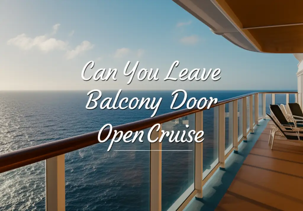 Can You Leave Balcony Door Open On Cruise