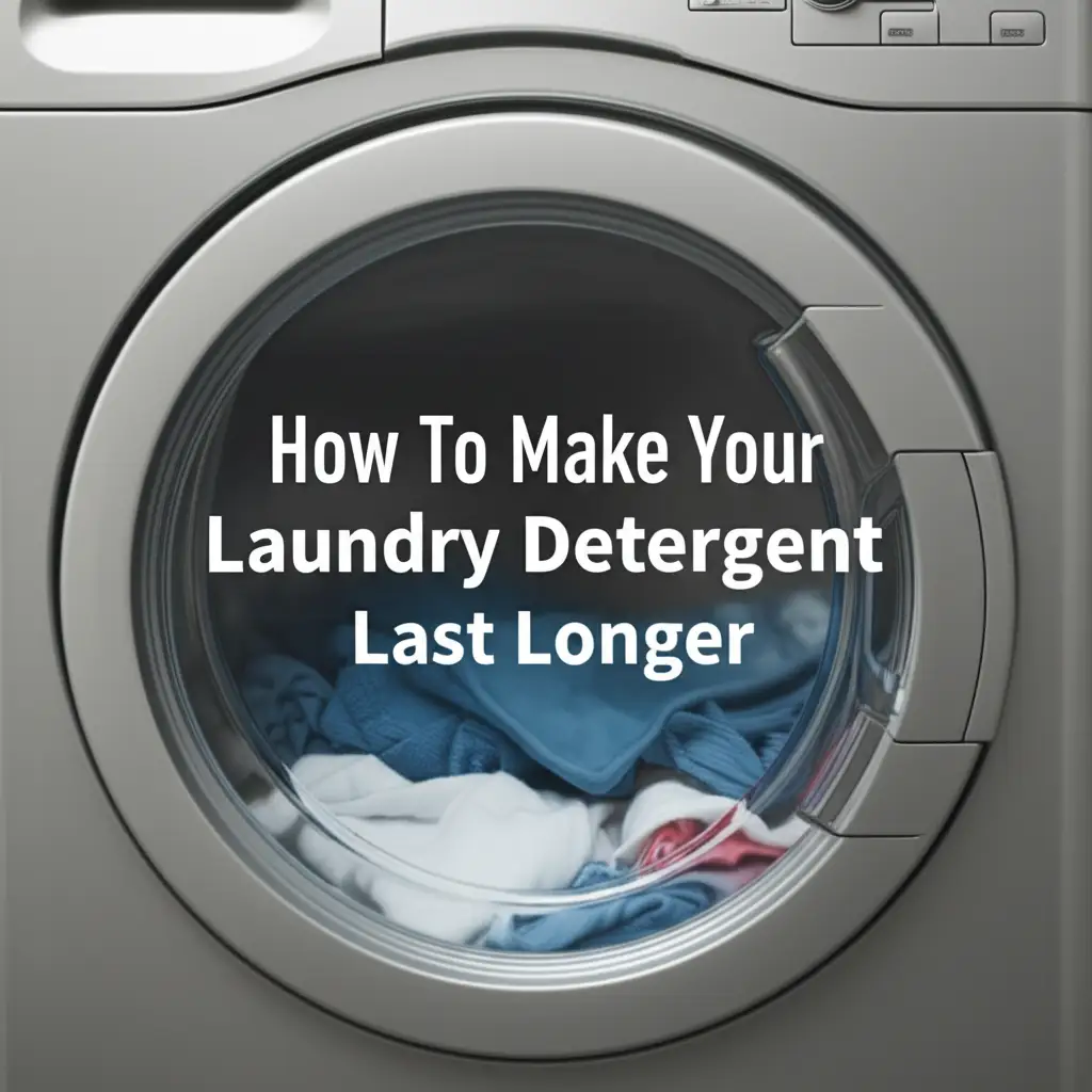 How To Make Your Laundry Detergent Last Longer