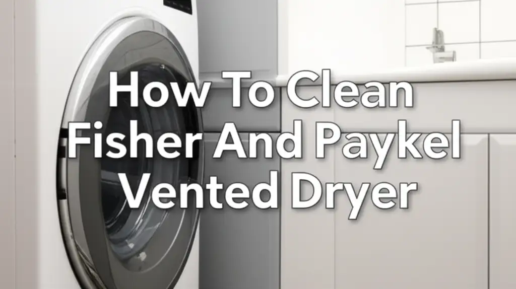 How To Clean Fisher And Paykel Vented Dryer