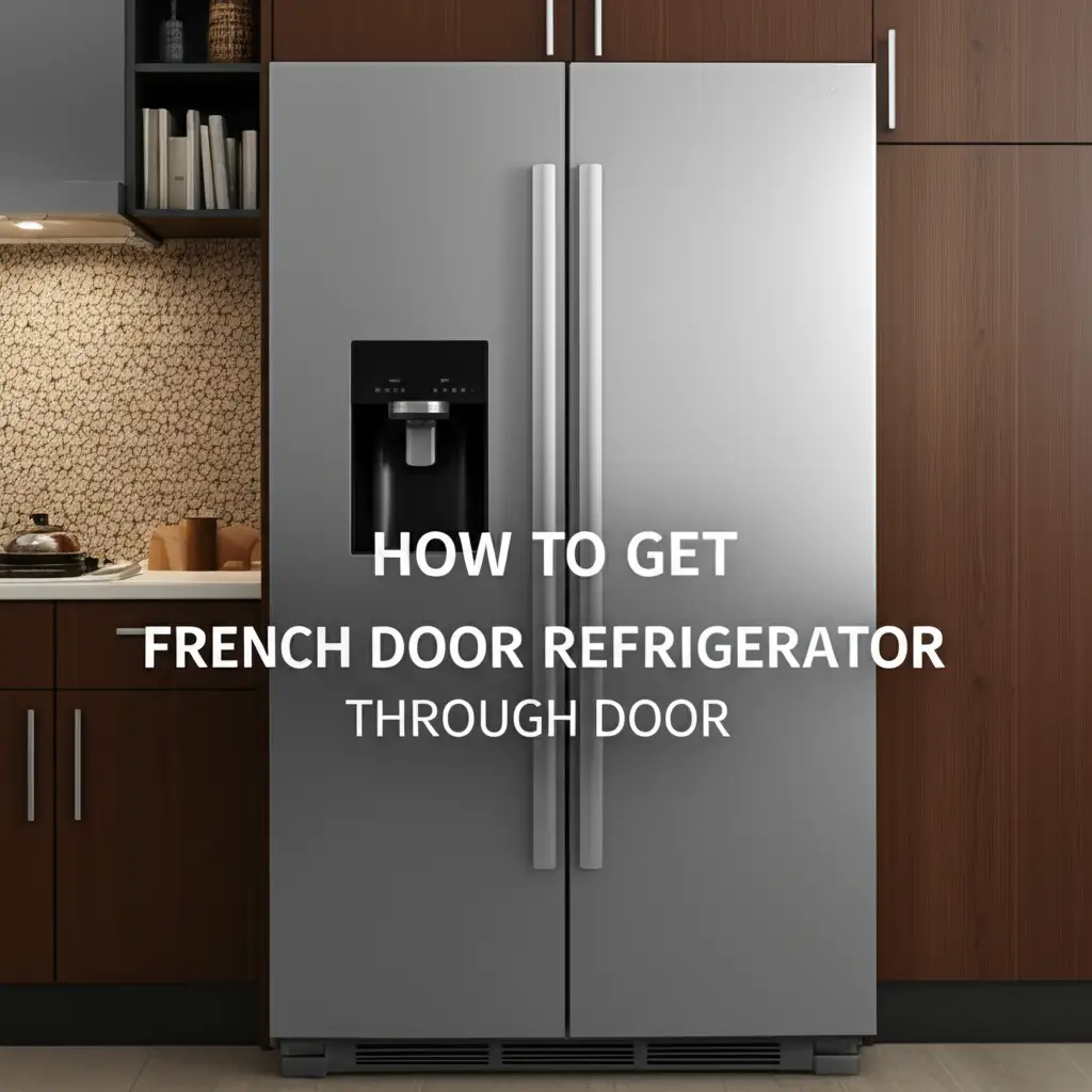 How To Get French Door Refrigerator Through Door