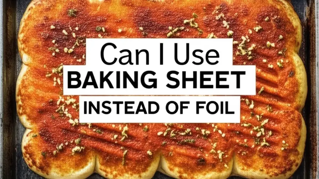 Can I Use Baking Sheet Instead Of Foil
