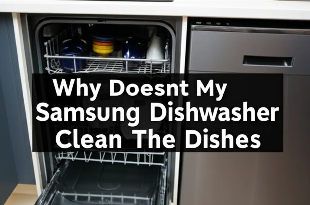 Why Doesnt My Samsung Dishwasher Clean The Dishes