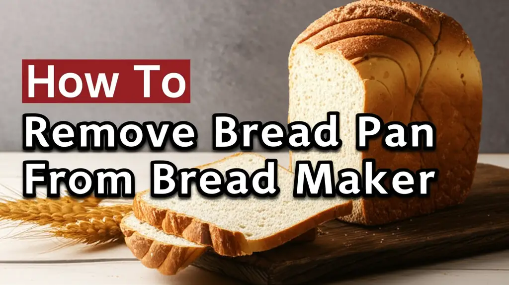 How To Remove Bread Pan From Bread Maker