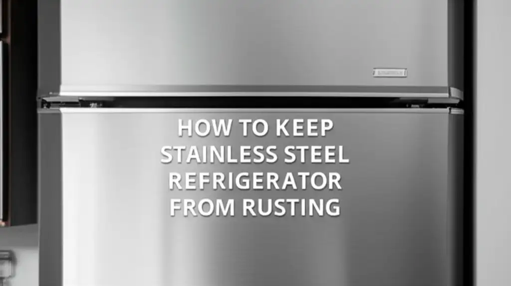How To Keep Stainless Steel Refrigerator From Rusting