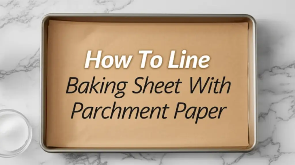 How To Line Baking Sheet With Parchment Paper