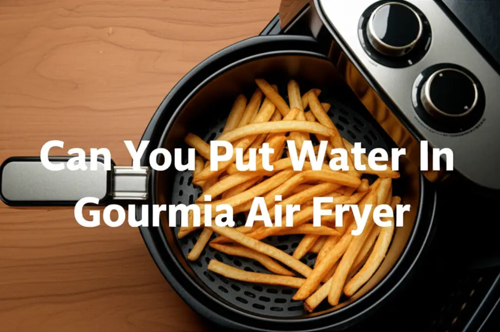 Can You Put Water In Gourmia Air Fryer
